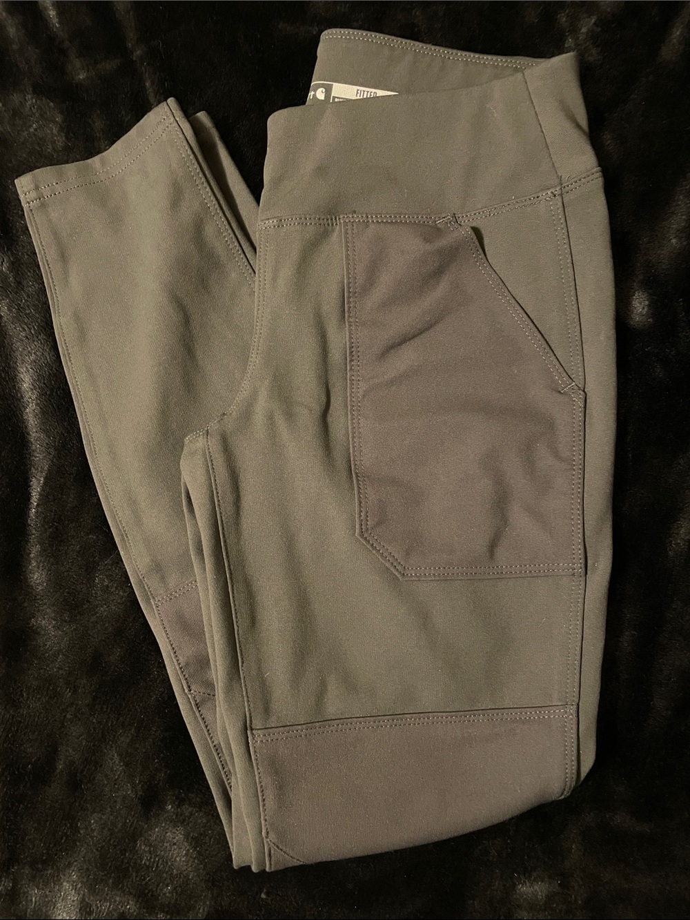Carhartt Gray leggings with Pocket Panels